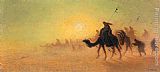 Charles Theodore Frere Famous Paintings - Crossing the Desert